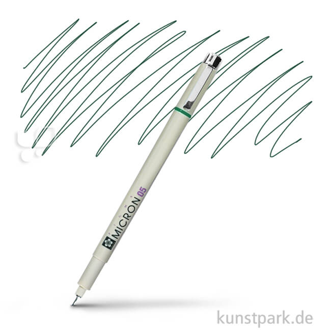 Artikelbild 1 des Artikels “Sakura PIGMA Micron Fineliner 0,45 mm Einzelstift | 230 Waldgrün“