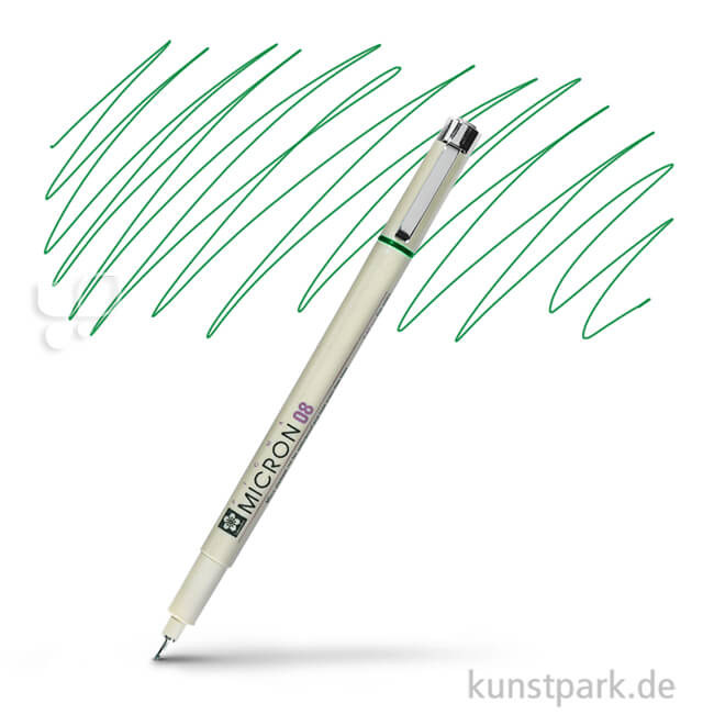 Artikelbild 1 des Artikels “Sakura PIGMA Micron Fineliner 0,5 mm Einzelstift | 29 Grün“