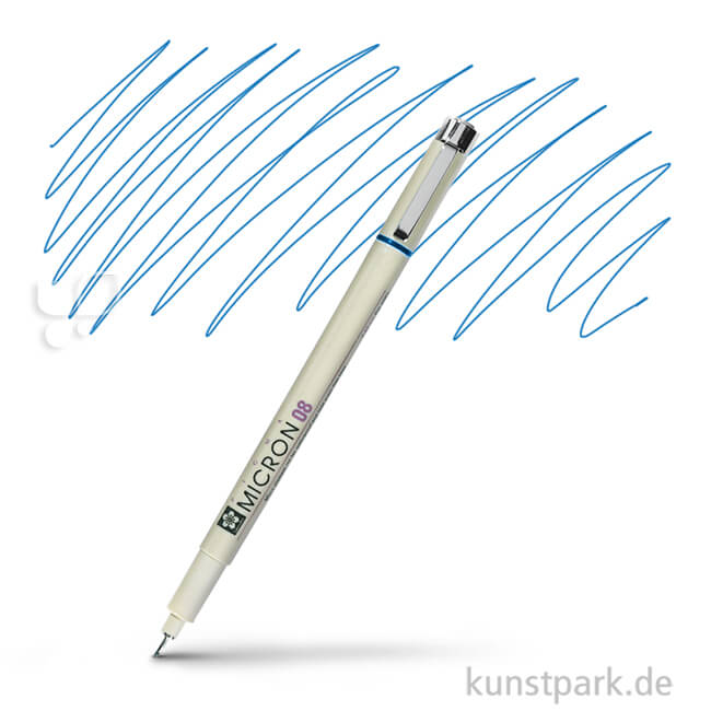Artikelbild 1 des Artikels “Sakura PIGMA Micron Fineliner 0,5 mm Einzelstift | 36 Blau“