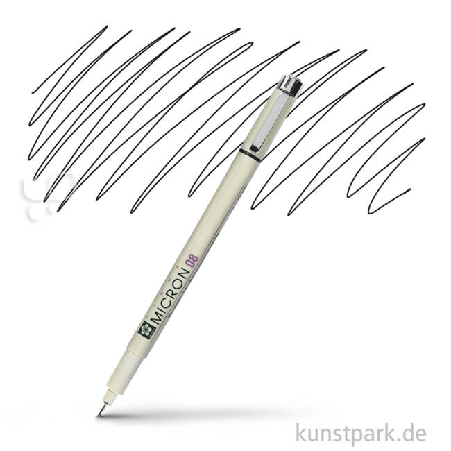 Artikelbild 1 des Artikels “Sakura PIGMA Micron Fineliner 0,5 mm Einzelstift | 49 Schwarz“