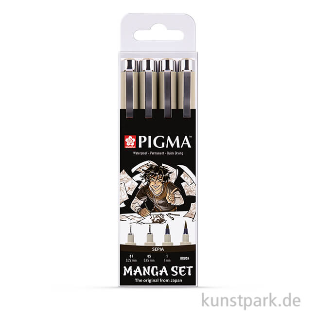 Artikelbild 1 des Artikels “Sakura PIGMA Micron Manga Set, 4-teilig “