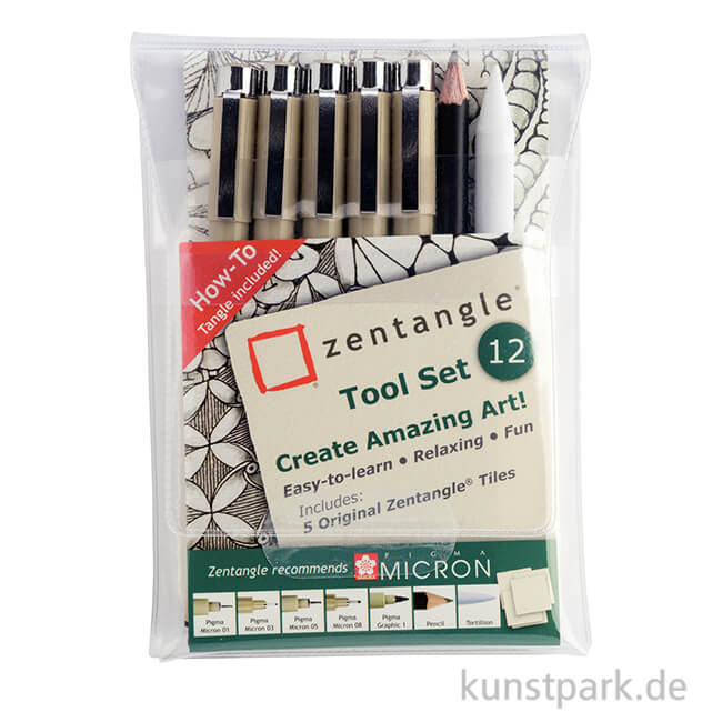 Artikelbild 1 des Artikels “Sakura ZENTANGLE Tool Set 12-teilig “
