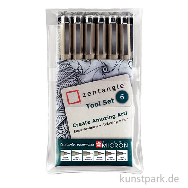 Artikelbild 1 des Artikels “Sakura ZENTANGLE Tool Set 6-teilig “