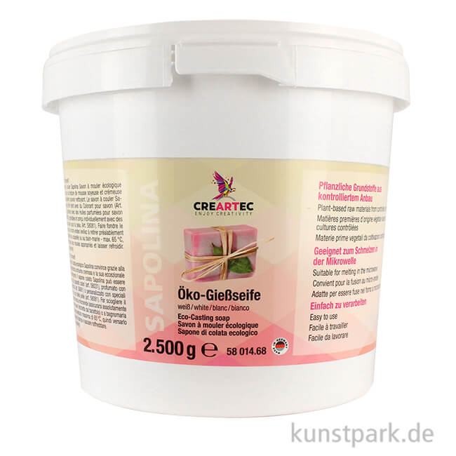 Artikelbild 1 des Artikels “Sapolina - Öko-Seife zum Gießen, weiß 2,5 kg Eimer“