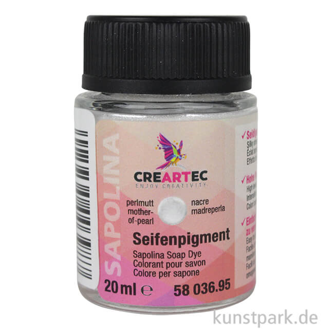 Artikelbild 1 des Artikels “Sapolina - Seifenfarbe metallic, 20 ml Perlmutt“