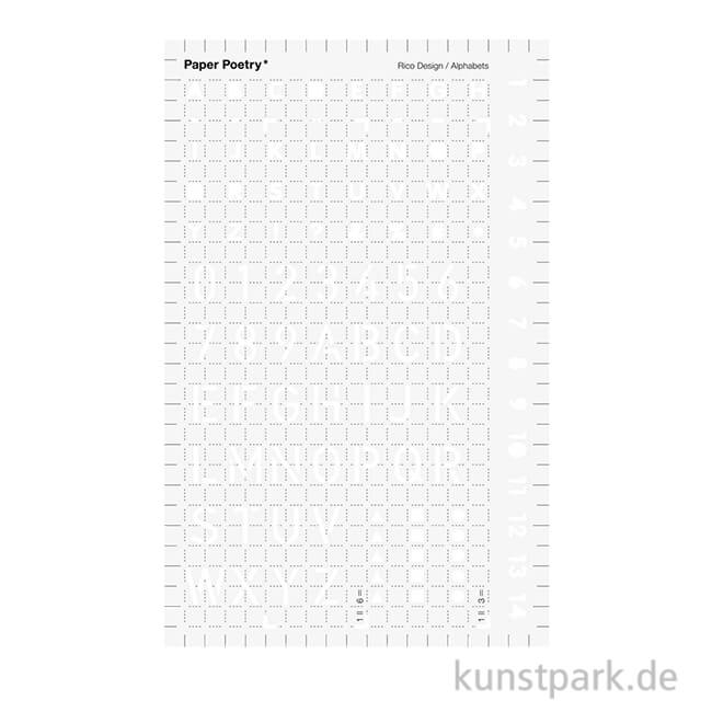 Artikelbild 1 des Artikels “Schablone Bullet Diary - Buchstaben “