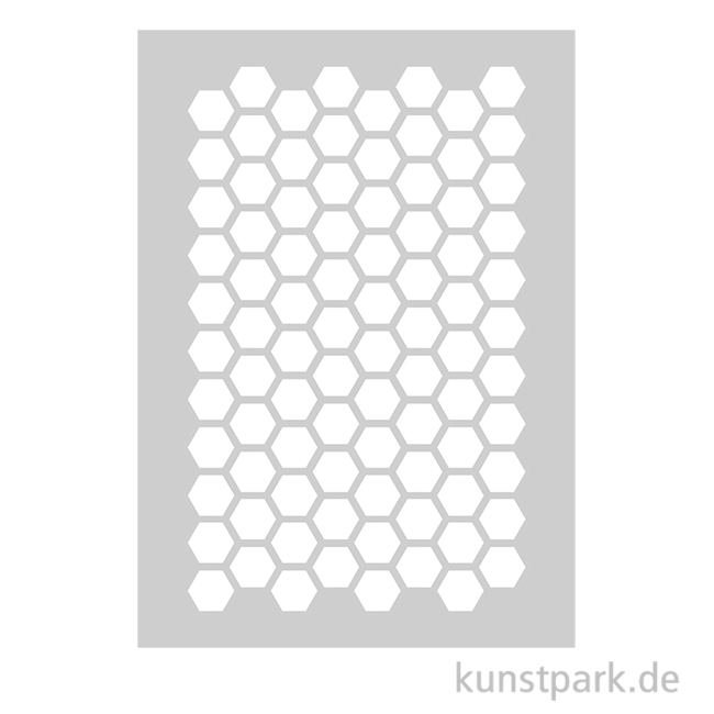 Artikelbild 1 des Artikels “Schablone - Muster Hexagons, A5 “