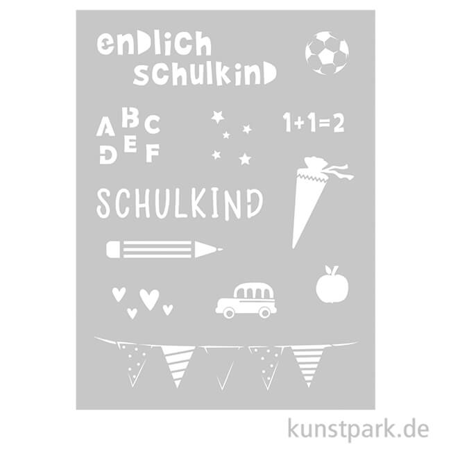 Artikelbild 1 des Artikels “Schablone - Schulkind, 15 x 20 cm “
