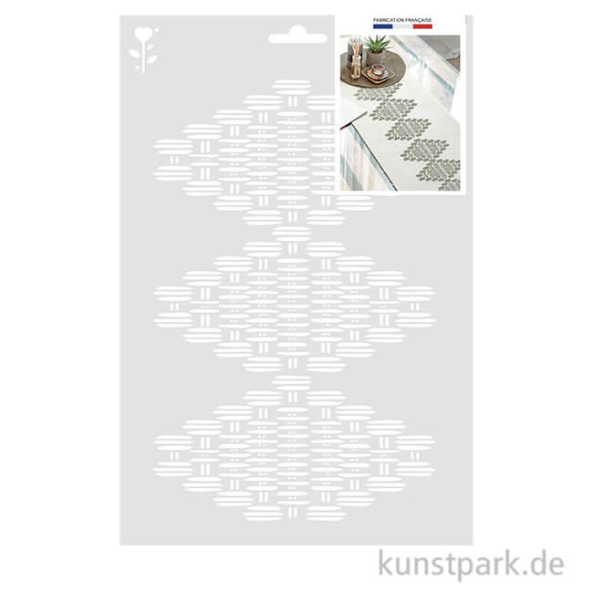 Artikelbild 1 des Artikels “Schablone - Weidenmuster, 20 x 30 cm “