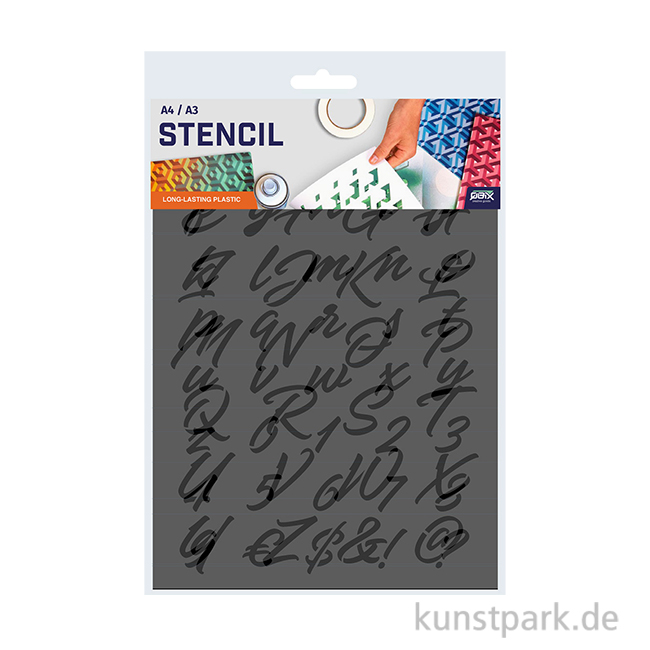 Artikelbild 1 des Artikels “Schablonen - Alphabet Set, Groß + Kleinbuchstaben, Ornamental, A4 “