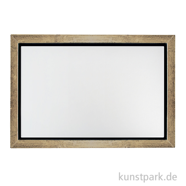 Artikelbild 1 des Artikels “Schattenfugenrahmen mit Keilrahmen - Gold 60 x 80 cm“
