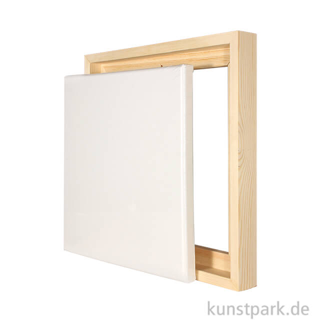 Artikelbild 1 des Artikels “Schattenfugenrahmen mit Keilrahmen - Natur 40 x 40 cm“