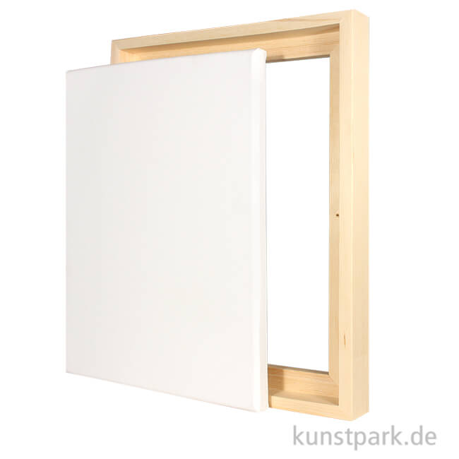 Artikelbild 1 des Artikels “Schattenfugenrahmen mit Keilrahmen - Natur 50 x 70 cm“
