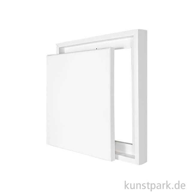 Artikelbild 1 des Artikels “Schattenfugenrahmen mit Keilrahmen - Weiß 20 x 20 cm“
