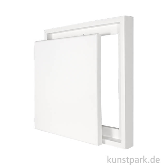 Artikelbild 1 des Artikels “Schattenfugenrahmen mit Keilrahmen - Weiß 40 x 40 cm“