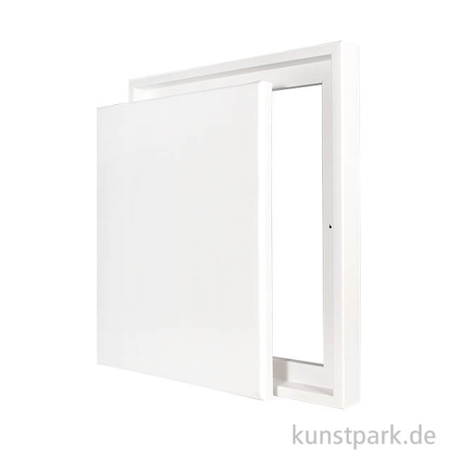 Artikelbild 1 des Artikels “Schattenfugenrahmen mit Keilrahmen - Weiß 40 x 50 cm“