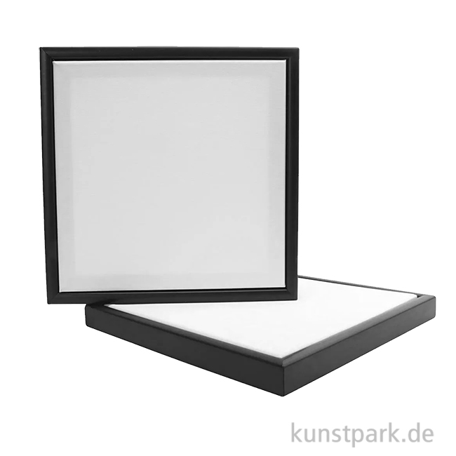 Artikelbild 1 des Artikels “Schattenfugenrahmen mit Leinwand, Schwarz, 30 x 30 cm “