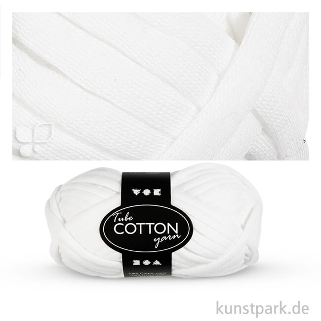 Artikelbild 1 des Artikels “Schlauchgarn 100g 45 m | Weiß“