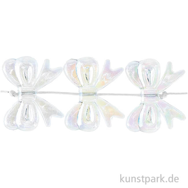 Artikelbild 1 des Artikels “Schleifen Perlen, Holographisch, 23x29x6 mm, 6 Stück “