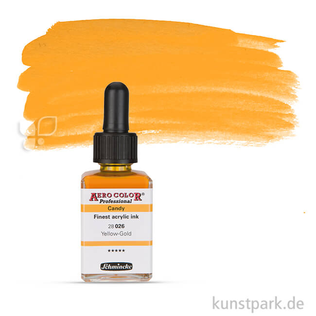 Artikelbild 1 des Artikels “Schmincke AEROCOLOR Candy Colours 28 ml Einzelfarbe | Yellow Gold“