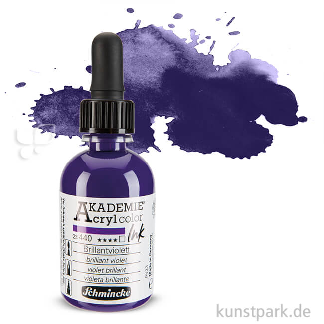 Artikelbild 1 des Artikels “Schmincke AKADEMIE Acryl color Ink 50 ml Einzelfarbe | Brillantviolett“