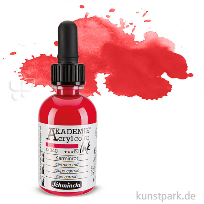 Artikelbild 1 des Artikels “Schmincke AKADEMIE Acryl color Ink 50 ml Einzelfarbe | Karminrot“
