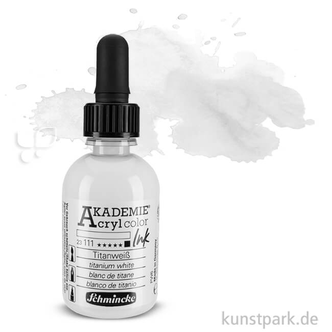 Artikelbild 1 des Artikels “Schmincke AKADEMIE Acryl color Ink 50 ml Einzelfarbe | Titanweiß“