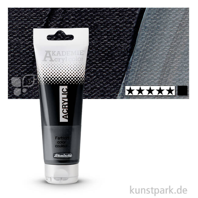 Artikelbild 1 des Artikels “Schmincke AKADEMIE Acrylfarben 120 ml Tube | 771 Lampenschwarz“