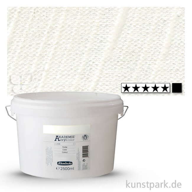 Artikelbild 1 des Artikels “Schmincke AKADEMIE Acrylfarben 2500 ml Eimer | 111 Titanweiß“