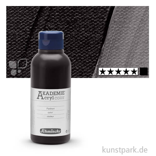 Artikelbild 1 des Artikels “Schmincke AKADEMIE Acrylfarben 250 ml Flasche | 770 Eisenoxidschwarz“