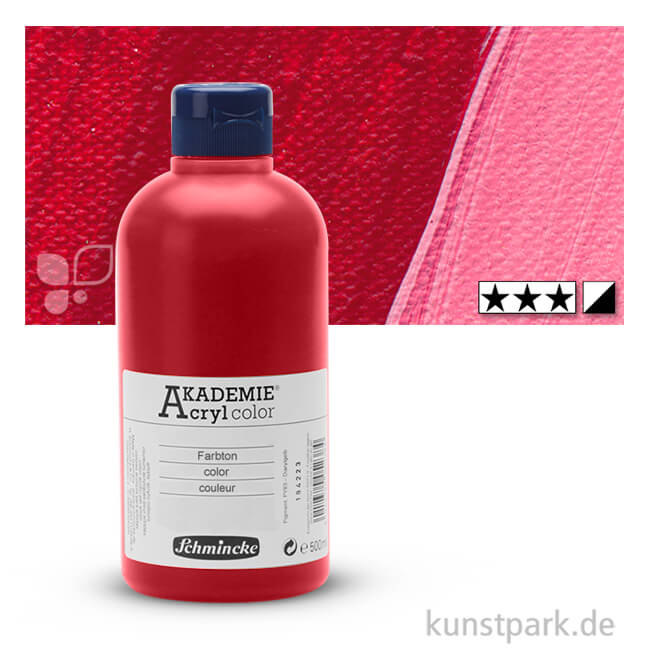 Artikelbild 1 des Artikels “Schmincke AKADEMIE Acrylfarben 500 ml Flasche | 341 Kadmiumrotton tief“