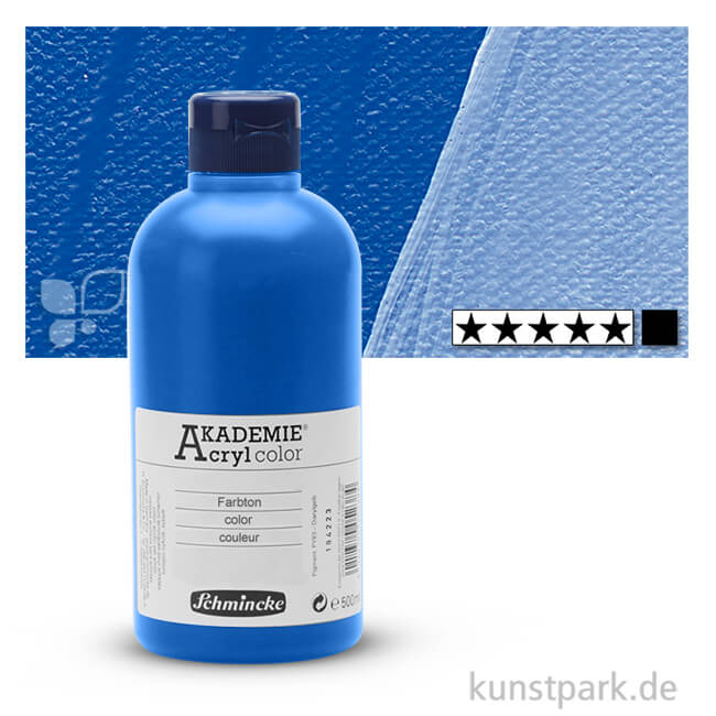 Artikelbild 1 des Artikels “Schmincke AKADEMIE Acrylfarben 500 ml Flasche | 441 Königsblau“