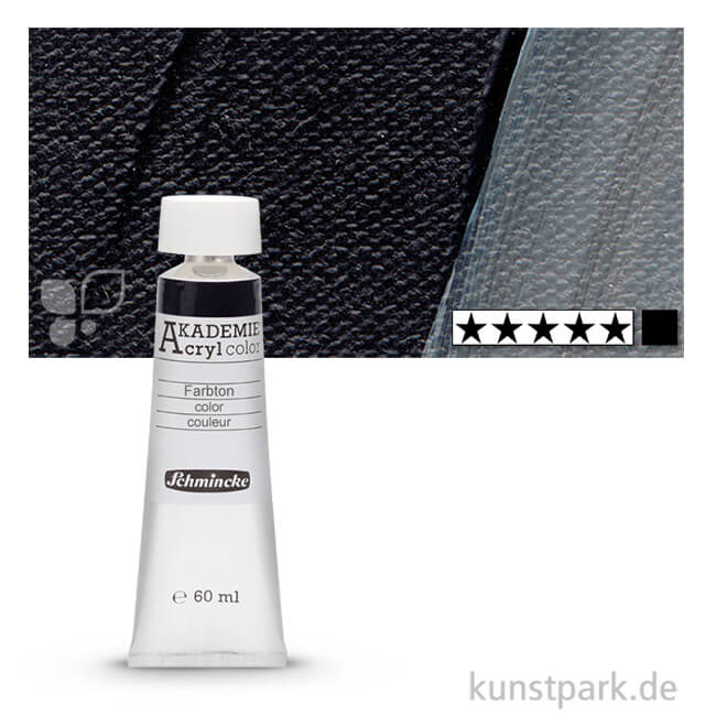 Artikelbild 1 des Artikels “Schmincke AKADEMIE Acrylfarben 60 ml Tube | 771 Lampenschwarz“