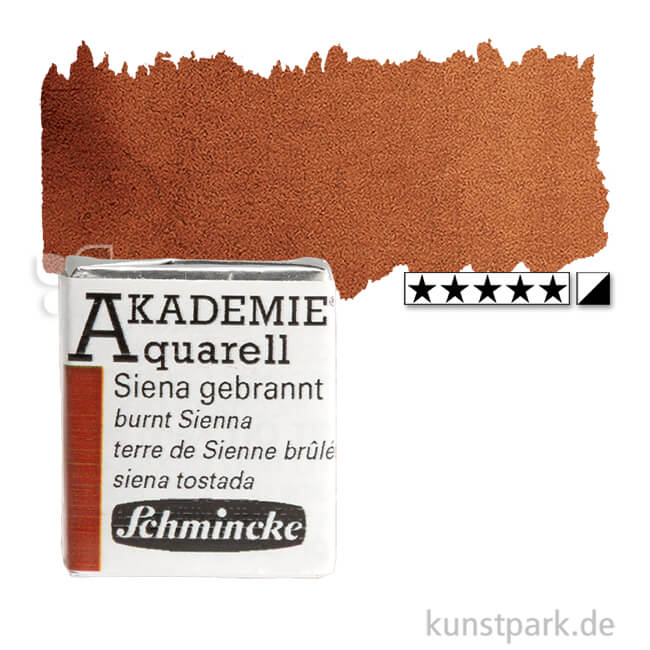 Artikelbild 1 des Artikels “Schmincke AKADEMIE Aquarellfarben 1/2 Napf | 662 Siena gebrannt“
