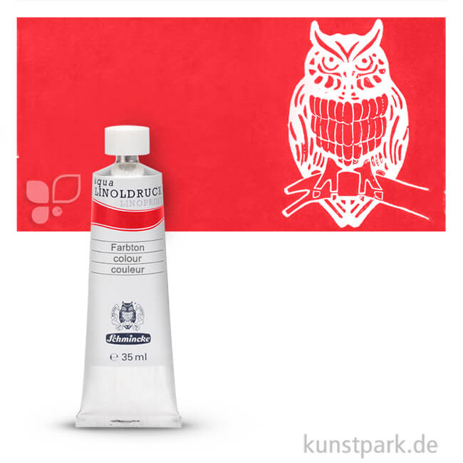 Artikelbild 1 des Artikels “Schmincke AQUA Linoldruck Einzelfarben 35 ml | 320 Zinnoberrot“