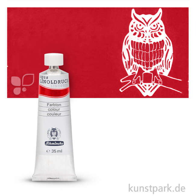 Artikelbild 1 des Artikels “Schmincke AQUA Linoldruck Einzelfarben 35 ml | 325 Karminrot“