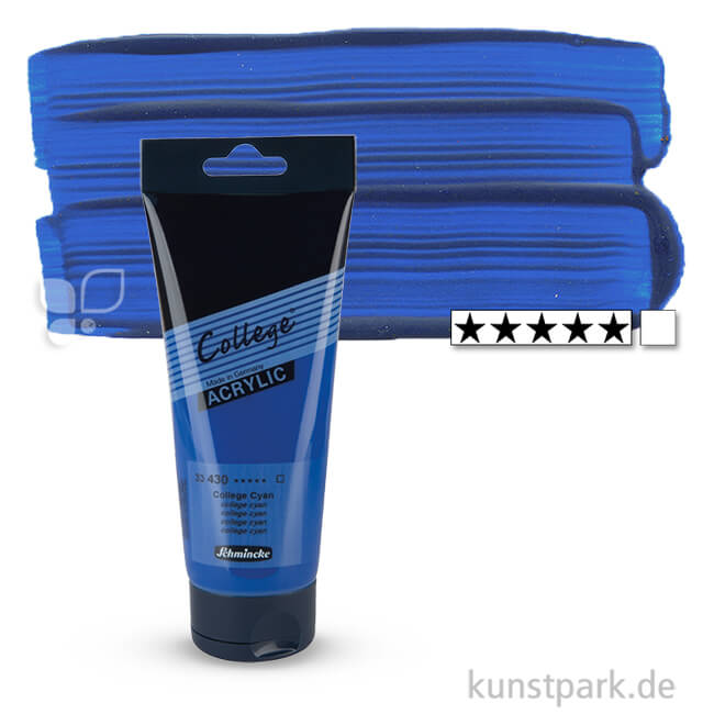 Artikelbild 1 des Artikels “Schmincke COLLEGE Acrylfarben 200 ml Tube | 430 College Cyan“