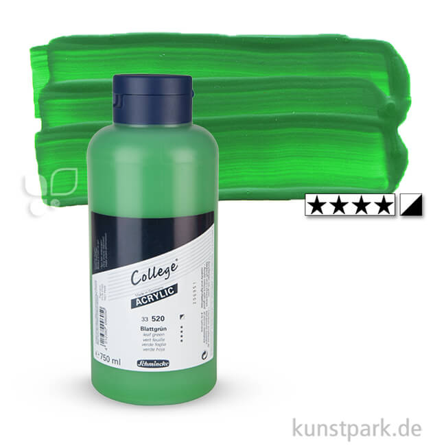 Artikelbild 1 des Artikels “Schmincke COLLEGE Acrylfarben 750 ml Flasche | 520 Blattgrün“