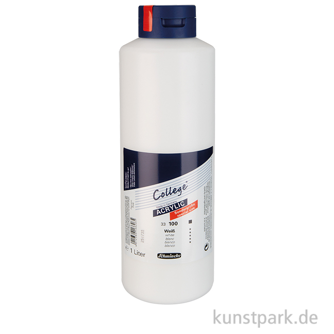 Artikelbild 1 des Artikels “Schmincke COLLEGE Acrylfarbe Weiß, 1 Liter “