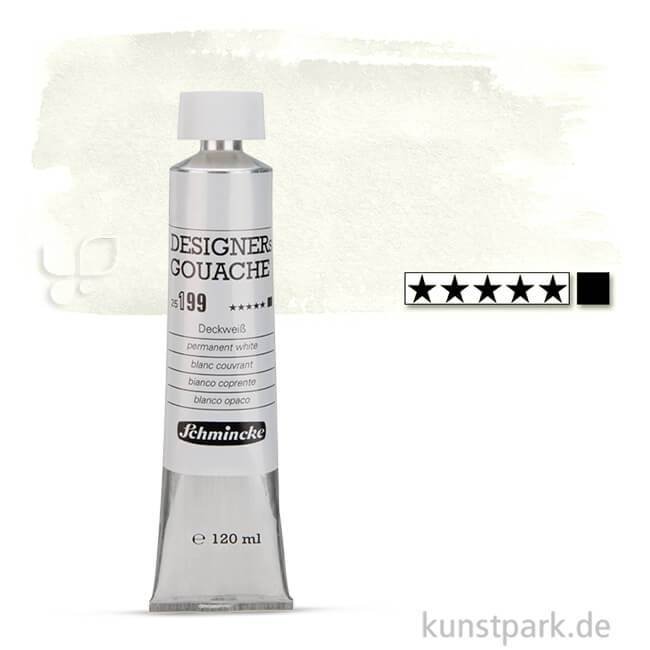 Artikelbild 1 des Artikels “Schmincke HKS Designer Gouache 120 ml Tube | 199 Deckweiß“