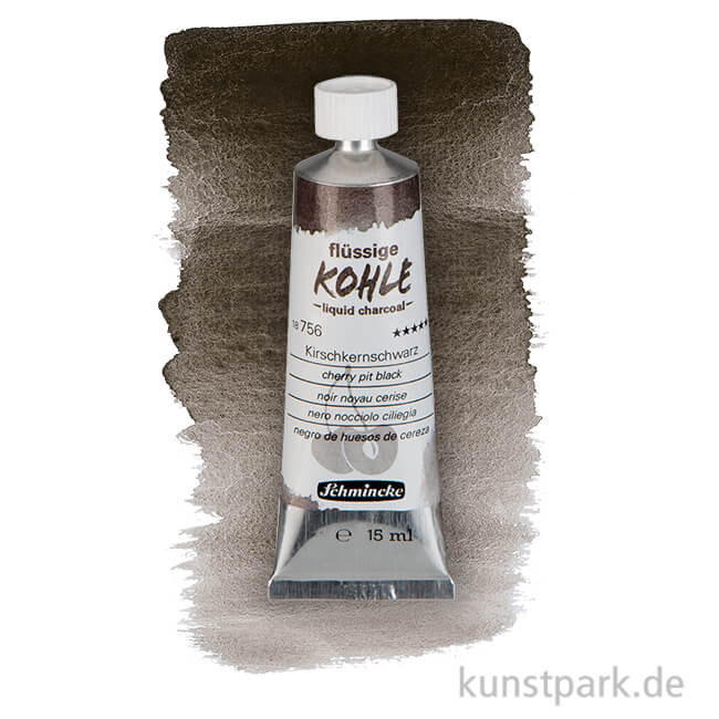 Artikelbild 1 des Artikels “Schmincke Flüssige Kohle Kirschkernschwarz 15 ml “