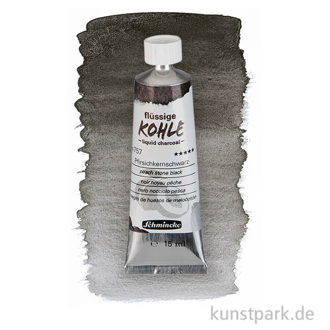 Artikelbild 1 des Artikels “Schmincke Flüssige Kohle Pfirsichkernschwarz 15 ml “