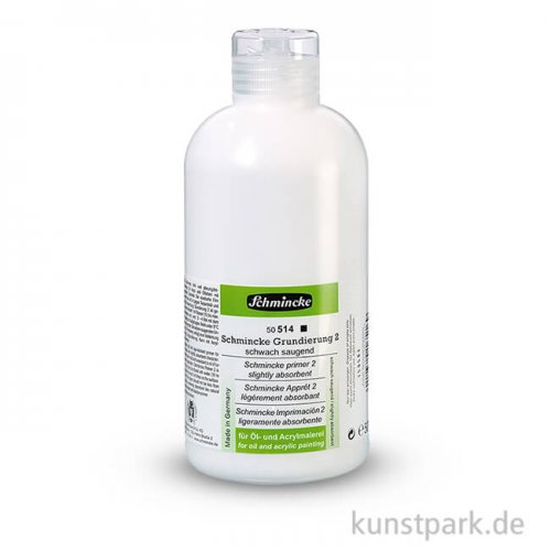 Artikelbild 1 des Artikels “Schmincke Grundierung 2, schwach saugend - 0,5 Liter “
