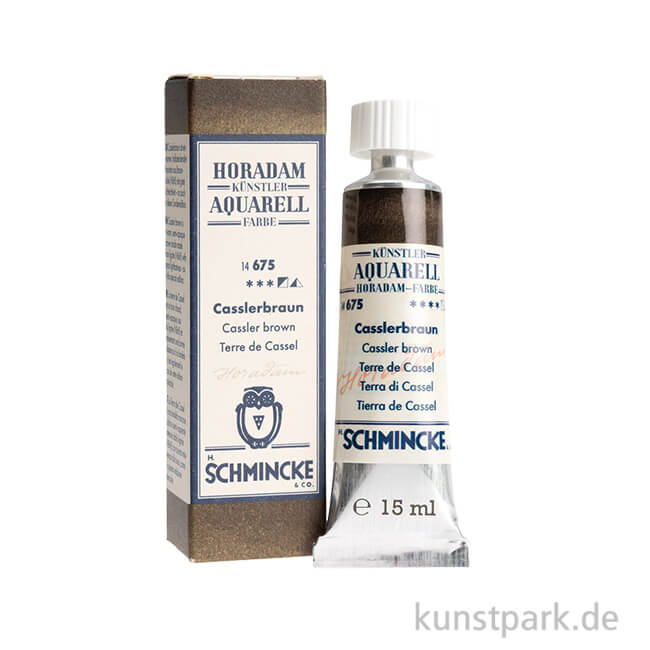 Artikelbild 1 des Artikels “Schmincke HORADAM Aquarell Sonderfarbton Casslerbraun, 15 ml “