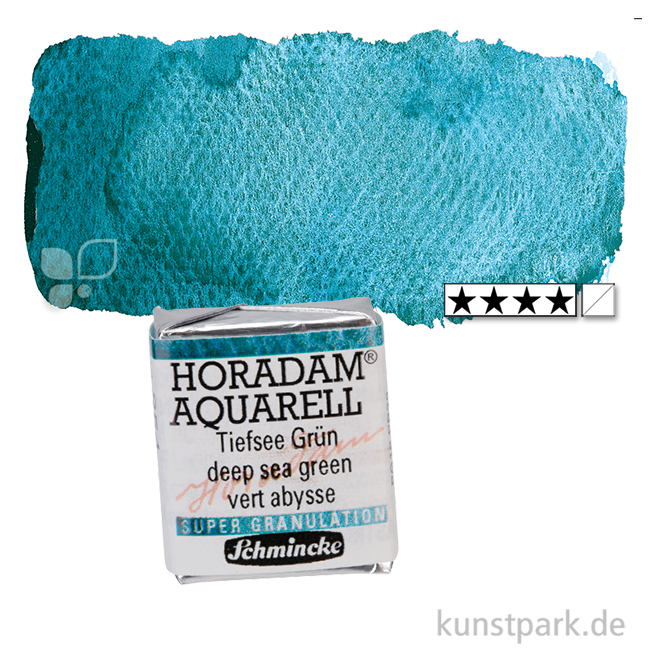 Artikelbild 1 des Artikels “Schmincke HORADAM Aquarell - Supergranulierend 1/2 Napf | Tiefsee Grün“