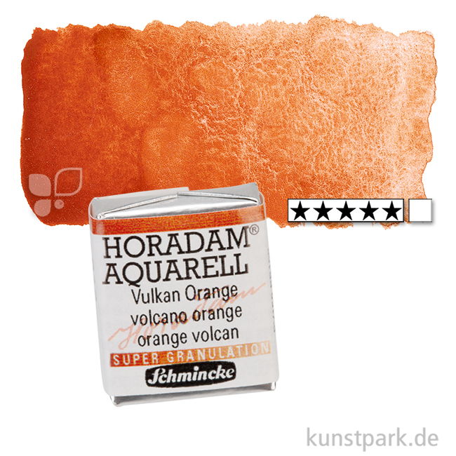 Artikelbild 1 des Artikels “Schmincke HORADAM Aquarell - Supergranulierend 1/2 Napf | Vulkan Orange“