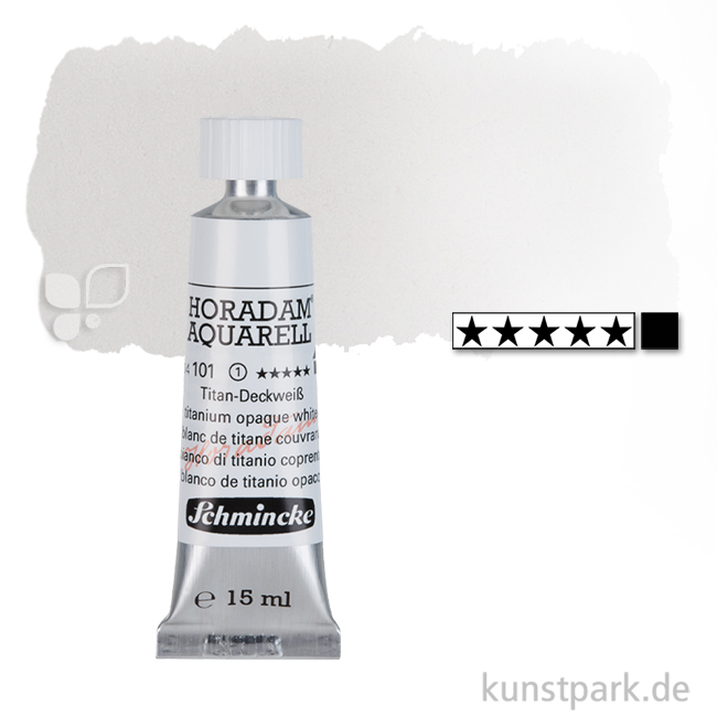Artikelbild 1 des Artikels “Schmincke HORADAM Aquarellfarben Tube 15 ml | 101 Titan Deckweiß“