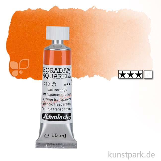 Artikelbild 1 des Artikels “Schmincke HORADAM Aquarellfarben Tube 15 ml | 218 Lasurorange“