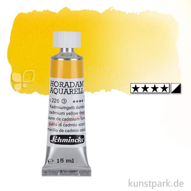 Artikelbild 1 des Artikels “Schmincke HORADAM Aquarellfarben Tube 15 ml | 226 Kadmiumgelb dunkel“