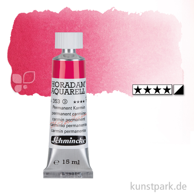 Artikelbild 1 des Artikels “Schmincke HORADAM Aquarellfarben Tube 15 ml | 353 Permanent Karmin“